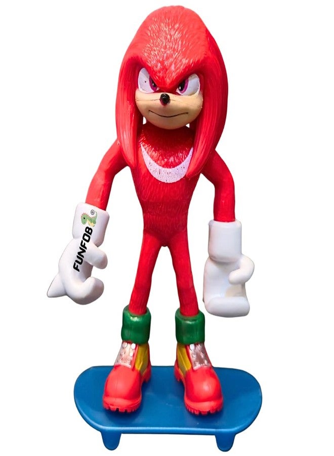 FUNFOB Cartoon Action Figure Height -15cm Collectible for Fans PVC Multicolour | So-nicc - Red Figure - Image 1